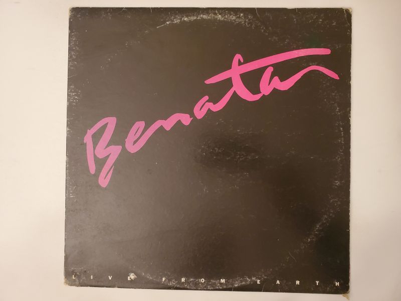 Pat Benatar Live from Earth vinyl record